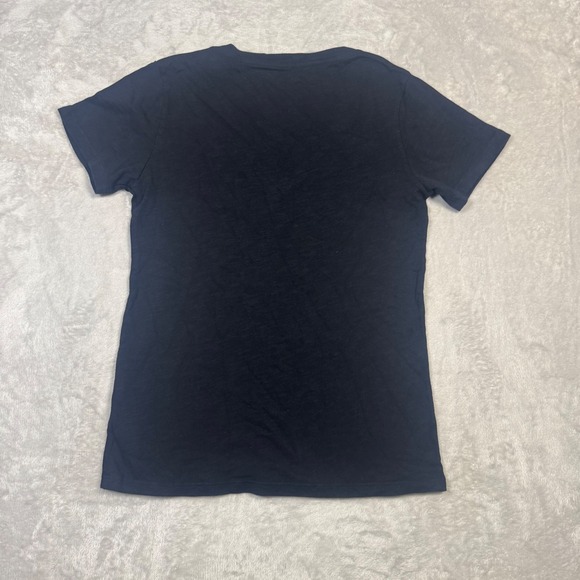 NWOT American Giant Womens V-Neck Short Sleeve T-Shirt S Black Made in USA - Picture 5 of 7